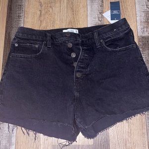 Abercrombie shorts high rise mom shorts